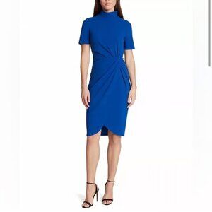 Tahari ASL Mock-Neck Sheath Dress (12)